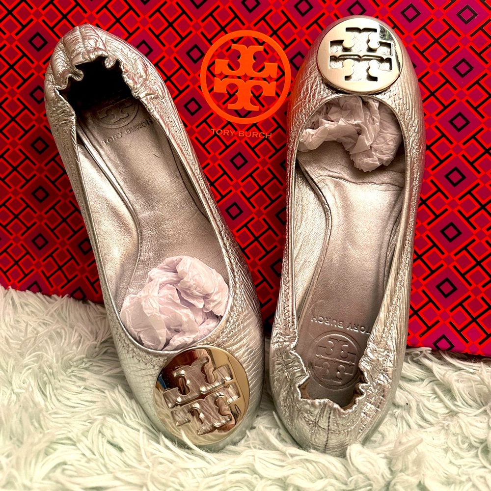 TORY BURCH Silver shoes